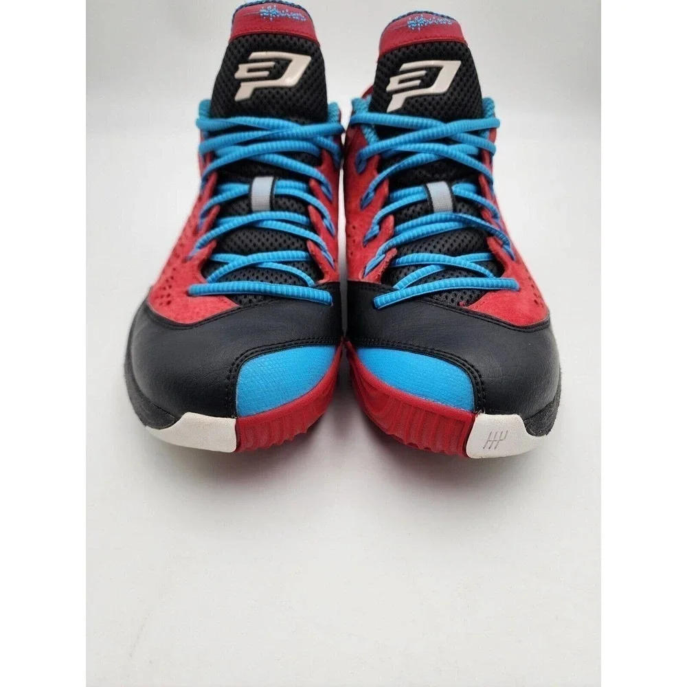 Nike Air Jordan CP3 VII Gym Red Powder Blue Sz 8.5 Men's Shoes 616805-607